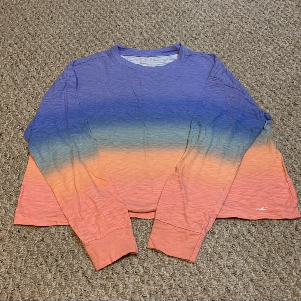 NWOT Hollister Colorful Crop Top